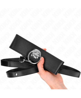 KINK - GUINZAGLIO BORCHIE 116 CM COLLARE CON CINTURINO IN SIMILPELLE 50 X 5 CM