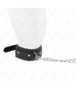 KINK - COLLANA CON GUINZAGLIO 65 CM 1 ANELLO REGOLABILE 38-49 CM X 5 CM