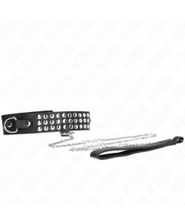 KINK - COLLANA CON CINTURINO 65 CM CON LUCIDI REGOLABILE 37-42 CM X 5,3 CM