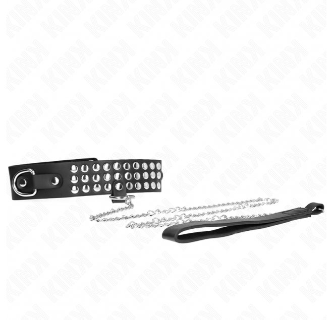 KINK - COLLANA CON CINTURINO 65 CM CON LUCIDI REGOLABILE 37-42 CM X 5,3 CM