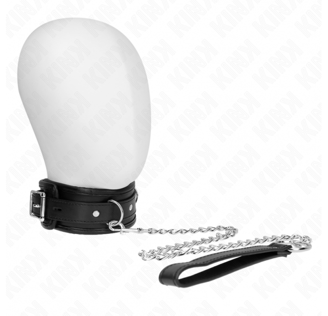 KINK - COLLARE MODELLO BASE CON GUINZAGLIO 65 CM MODELLO 1 53 X 6 CM