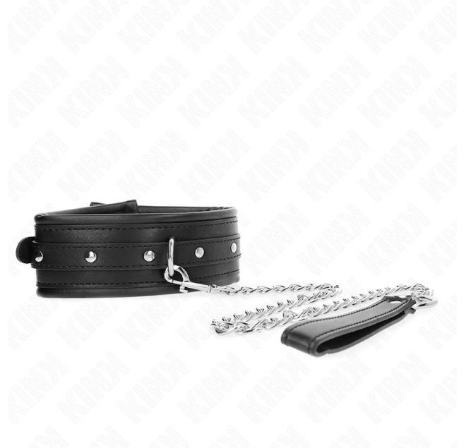 KINK - COLLANA CON CINTURINO CON FIBBIA LUCIDA 65 CM 48.5 CM X 5.3 CM