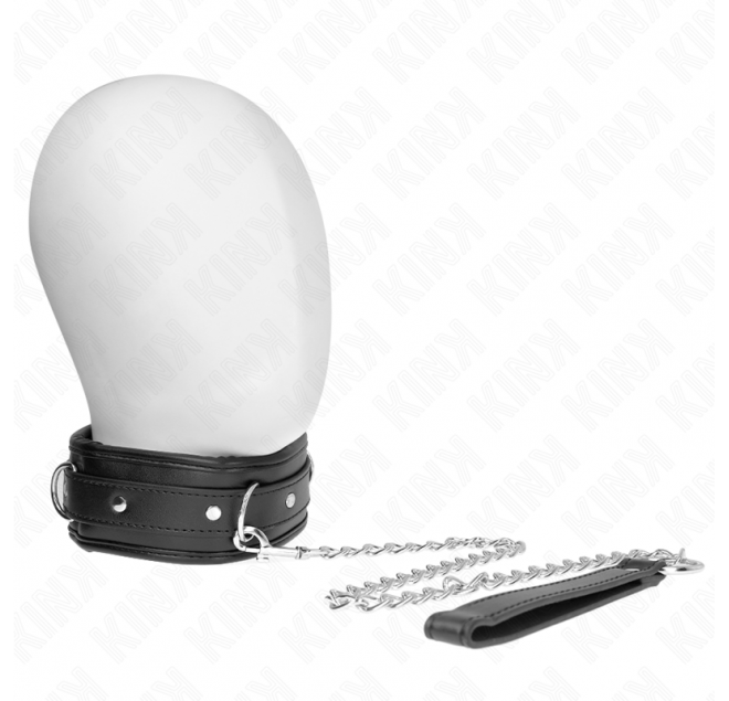 KINK - COLLANA CON CINTURINO IN SIMILPELLE SPUGNA MODELLO 3 REGOLABILE 37-54 CM X 3 CM