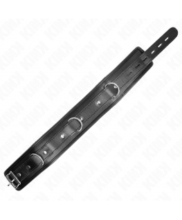 KINK - COLLANA CON CINTURINO IN SIMILPELLE SPUGNA MODELLO 3 REGOLABILE 37-54 CM X 3 CM