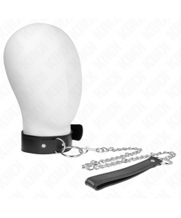 KINK - COLLARE MODELLO BASE CON GUINZAGLIO MODELLO 4 REGOLABILE 36-43 CM