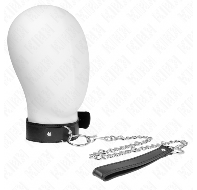 KINK - COLLARE MODELLO BASE CON GUINZAGLIO MODELLO 4 REGOLABILE 36-43 CM