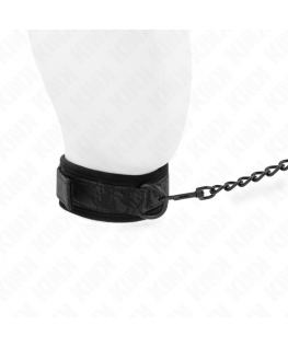 KINK - COLLARE MODELLO BASE CON GUINZAGLIO 77 CM MODELLO 5 REGOLABILE 34-54 CM X 5 CM