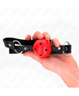 KINK - PALLA CAVA DURA ROSSA 4,5 CM MODELLO GAG 1 63,5 X 2 CM