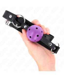 KINK - PALLA DURA CAVA VIOLA 4.5 CM BAVAGLIO 63.5 X 2 CM