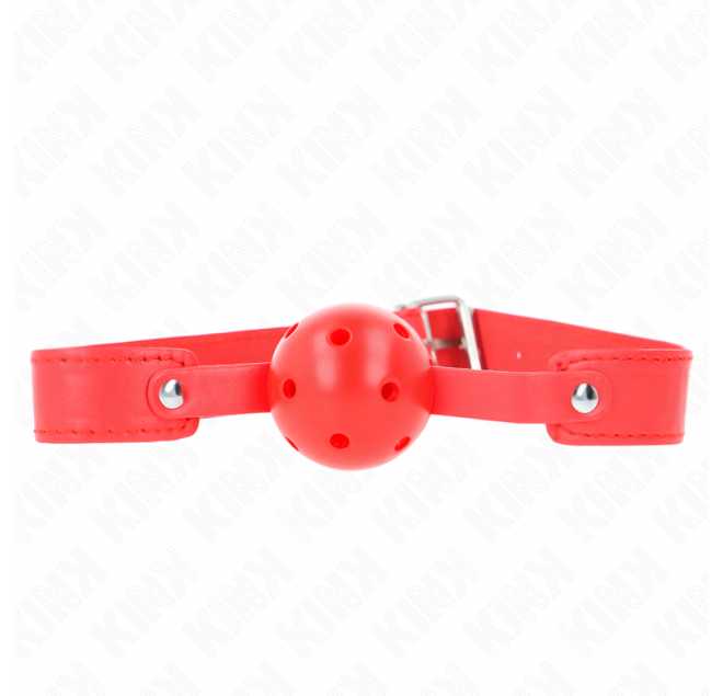 KINK - PALLA TRASPIRANTE ROSSA 4,5 CM BAVAGLIO 65 x 2,5 CM