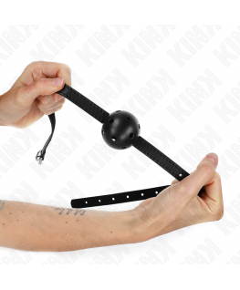 KINK - SIMPLICITY PALLA TRASPIRANTE NERA 4,5 CM BAVAGLIO 62 x 1,5 CM