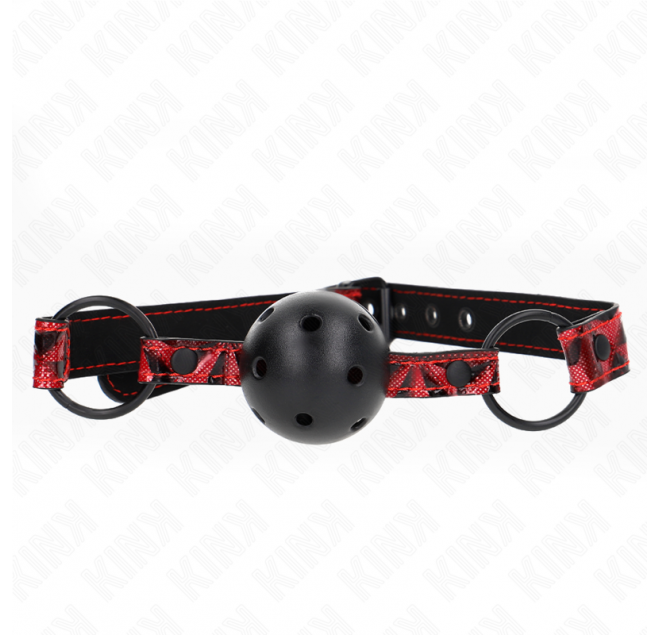 KINK - PALLA CON MOTIVO A DIAMANTI 4.5 CM GAG MODELLO 2 64.5 CM REGOLABILE 42-60 CM