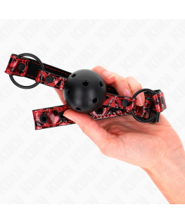 KINK - PALLA CON MOTIVO A DIAMANTI 4.5 CM GAG MODELLO 2 64.5 CM REGOLABILE 42-60 CM