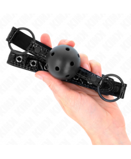 KINK - PALLA CON FANTASIA DIAMANTATA 4.5 CM MODELLO GAG 3 64.5 CM REGOLABILE 42-60 CM