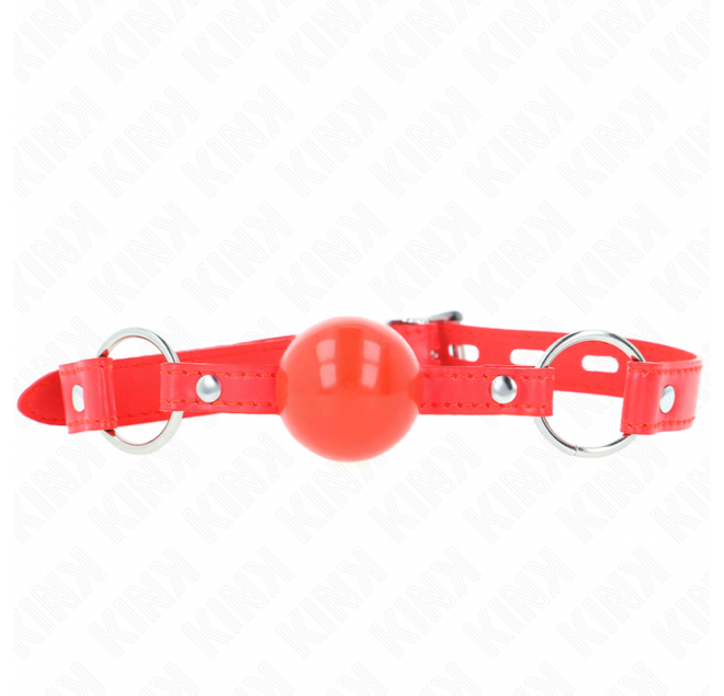 KINK - BALLA IN TPE 4 CM CON SERRATURA ROJO 60 x 2 CM