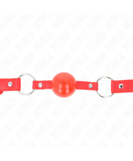 KINK - BALLA IN TPE 4 CM CON SERRATURA ROJO 60 x 2 CM