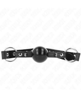 KINK - BALL GAG 4 CM CON RIVETTO PUNTA E CHIUSURA A SCATTO 65 x 2 CM