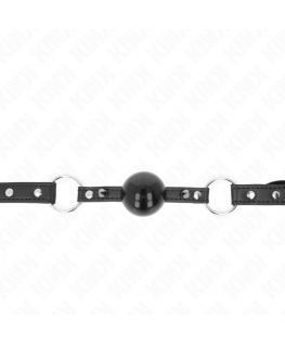 KINK - BALL GAG 4 CM CON RIVETTO PUNTA E CHIUSURA A SCATTO 65 x 2 CM