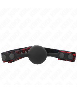 KINK - SFERA IN SILICONE SCANDALO 4 CM MODELLO GAG 1 65 x 2 CM