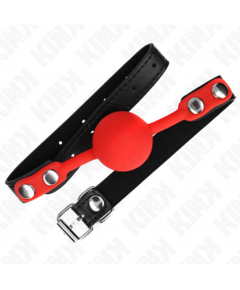 KINK - PALLA IN SILICONE ROSSA 4 CM GAG 60 x 2 CM