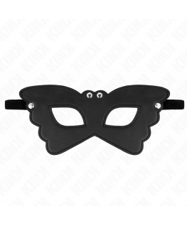 KINK - MASCHERA IN SIMILPELLE A FORMA DI FARFALLA 20 x 9 CM