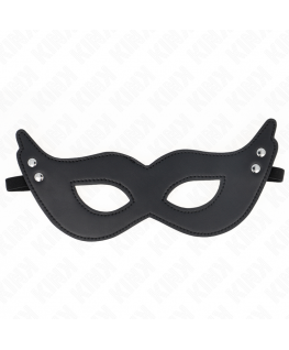 KINK - MASCHERA IN SIMILPELLE CON RIVETTI MODELLO 1 26 x 8 CM