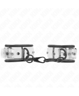 KINK - POLSINI DA POLSO TRASPARENTI REGOLABILI 18-30 CM X 5,5 CM