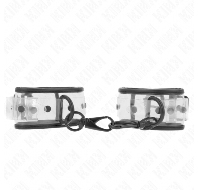 KINK - POLSINI DA POLSO TRASPARENTI REGOLABILI 18-30 CM X 5,5 CM