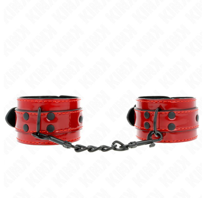 KINK - POLSINI DA POLSO ROSSO SCURO 23 X 5 CM