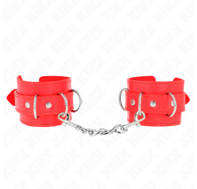 KINK - RESISTENZA DA POLSO CON 3 ANELLI A D REGOLABILE ROSSO 17,5-25 CM X 6 CM