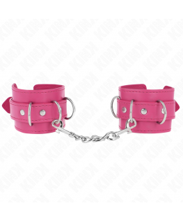 KINK - RESISTENZA DA POLSO CON 3 ANELLI A D REGOLABILE ROSA 17.5-25 CM X 6 CM
