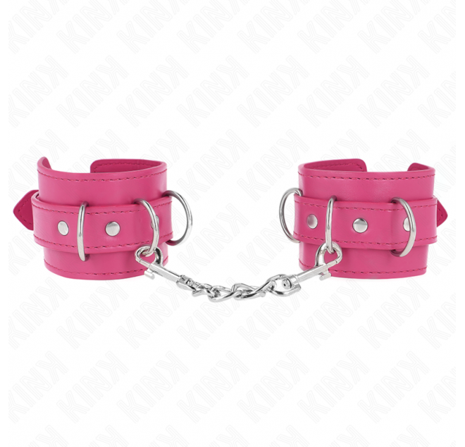 KINK - RESISTENZA DA POLSO CON 3 ANELLI A D REGOLABILE ROSA 17.5-25 CM X 6 CM