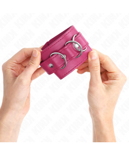 KINK - RESISTENZA DA POLSO CON 3 ANELLI A D REGOLABILE ROSA 17.5-25 CM X 6 CM