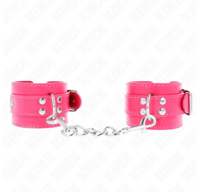 KINK - TENUTA DA POLSO ROSA LAMPONE CON FODERA ROSA LAMPONE REGOLABILE 20-28 CM X 5,5 CM