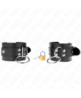 KINK - FERMAPOLSO CON BLOCCAGGIO O-RING NERO REGOLABILE 20-28 CM X 5,5 CM