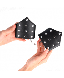 KINK - BRACCIALI STILE PUNTO NERO CON CATENA REGOLABILE 17-23 CM X 8,5 CM