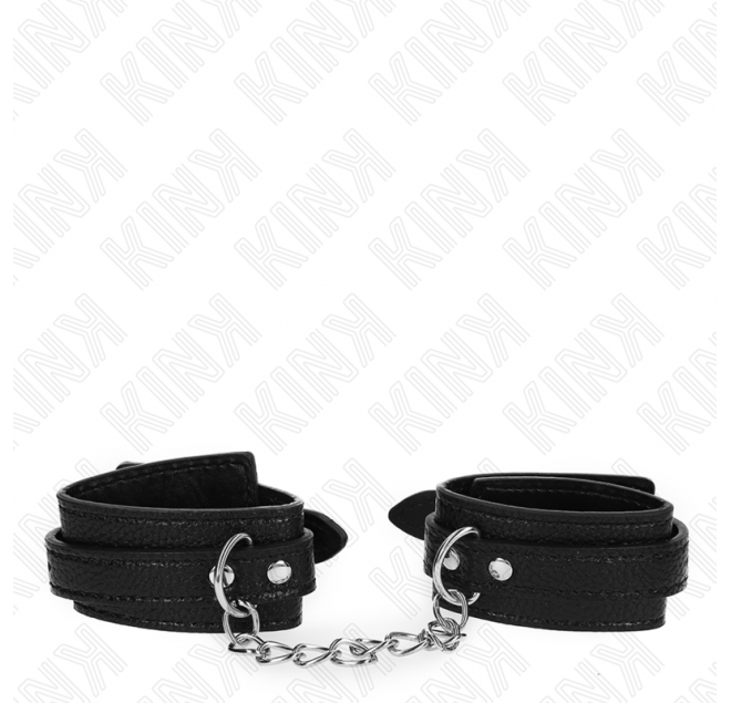 KINK - RESISTENZA DA POLSO CON MOTIVO SERPENTE NERO REGOLABILE 20-28 CM X 5,4 CM