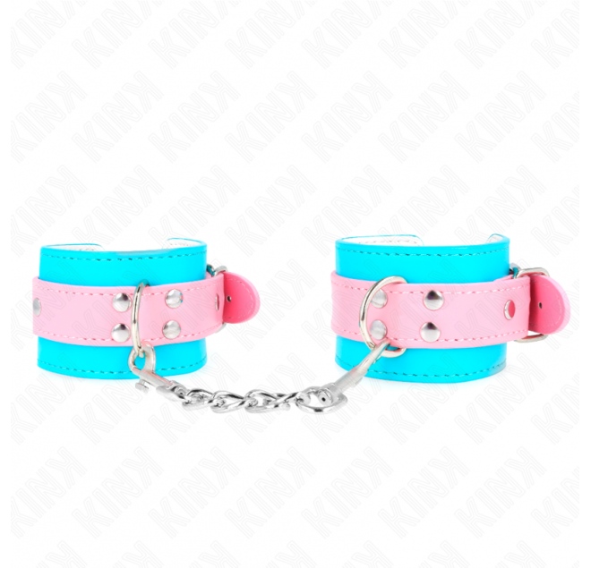 KINK - GRAZIOSI POGGIPOLSI BLU/ROSA REGOLABILI 16-28 CM X 5 CM