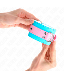 KINK - GRAZIOSI POGGIPOLSI BLU/ROSA REGOLABILI 16-28 CM X 5 CM