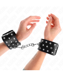 KINK - RESISTENZA DA POLSO PUNK REGOLABILE 19-24 CM X 5,5 CM