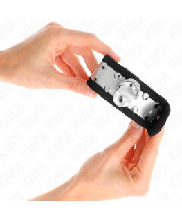 KINK - RESISTENZA DA POLSO SOTTILE NERO / ARGENTO 30 X 4 CM