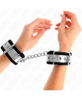 KINK - RESISTENZA DA POLSO SOTTILE NERO / ARGENTO 30 X 4 CM