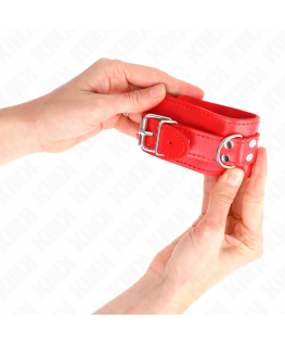 KINK - RESISTENZA DA POLSO SEMPLICE ROSSO REGOLABILE 20-23 CM X 5,5 CM