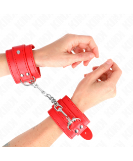 KINK - RESISTENZA DA POLSO SEMPLICE ROSSO REGOLABILE 20-23 CM X 5,5 CM