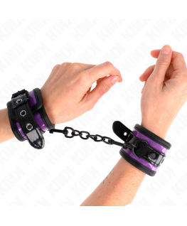 KINK - RESISTENZA DA POLSO IN NEOPRENE VIOLA CHIARO REGOLABILE 21-28 CM X 5 CM