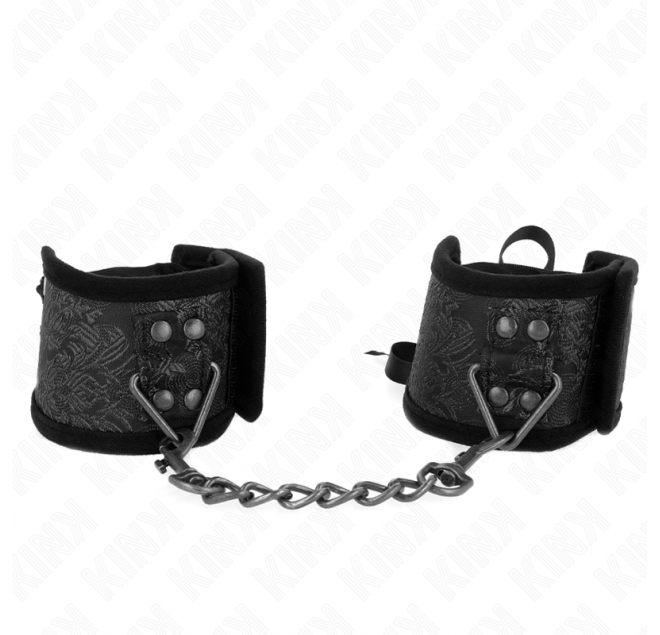 KINK - RESISTENZA DA POLSO SCANDALO DETTAGLI IN PIZZO NERO 24,5 CM X 6,5 CM