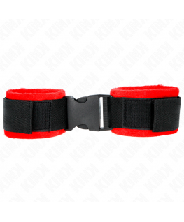 KINK - TENUTA DA POLSO IN NYLON HOOK&LOOP NERA MODELLO 1 AJDUSTABLE 25-35 CM X 6 CM