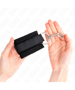 KINK - RESISTENZA DA POLSO NERA REGOLABILE 18-35 CM X 6 CM