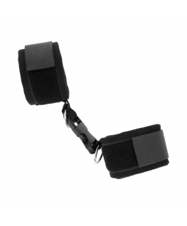 KINK - TENUTA DA POLSO IN NEOPRENE CON GANCIO E LOOP NERA REGOLABILE 22-34 CM