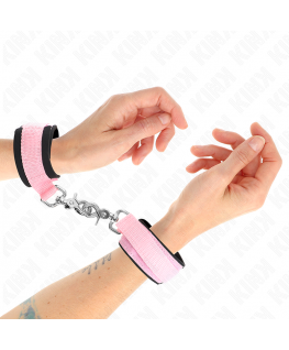 KINK - POGGIPOLSO REGOLABILE IN NEOPRENE ROSA REGOLABILE 22-34 CM